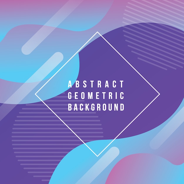 Abstract geometric shape background, modern abstract background with liquid shape and colorful gradient color