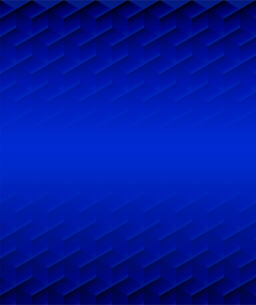 抽象的な幾何学的形状青い背景光と影ベクトル