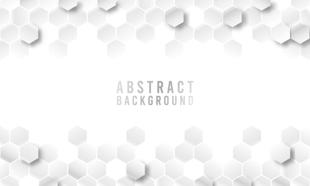 Abstract Geometric Shape Hexagon Background, Geometric Abstract Background With Hexagons