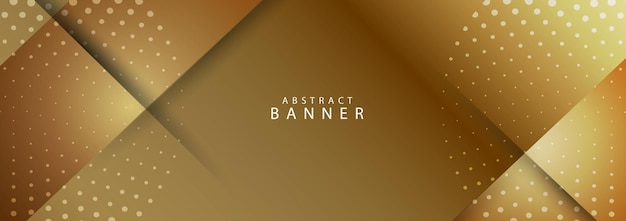 Abstract geometric shape light golden pattern design background