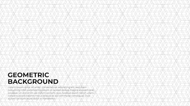 Abstract geometric shape line pattern background