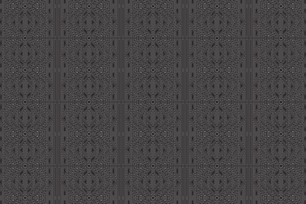 Abstract geometric shape lines seamless pattern