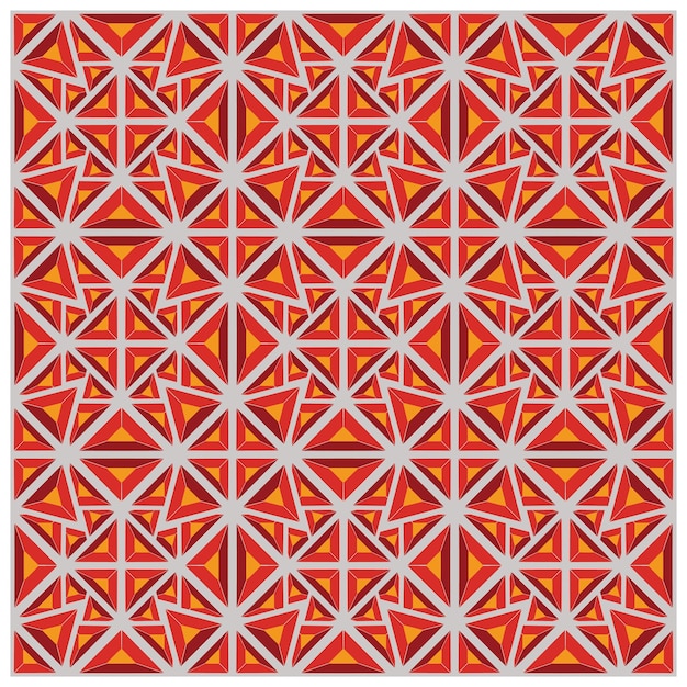 Abstract geometric shape print with decent color combination both side repeat seamless pattern