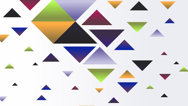 Abstract geometric shapes background with triangle