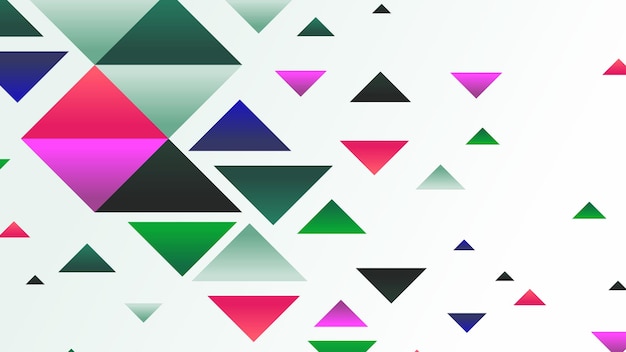 Abstract geometric shapes background with triangle