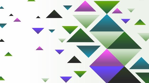 Abstract geometric shapes background with triangle