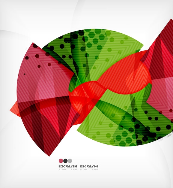 Vector abstract geometric shapes background