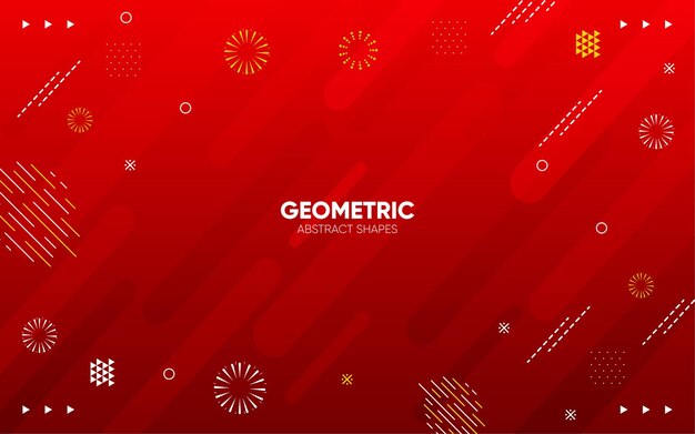 Abstract geometric shapes background