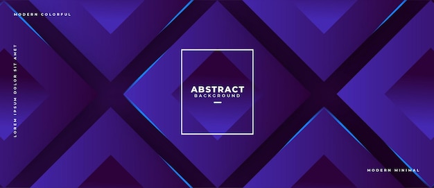 Abstract geometric shapes composition banner.