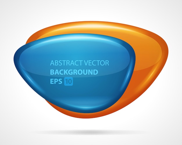 추상적 인 기하학적 모양 오버레이 벡터 배너 배경 템플릿 유리와 렌즈 및 무광택 마감