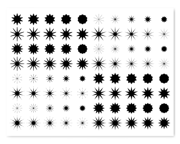 Vettore forme geometriche astratte