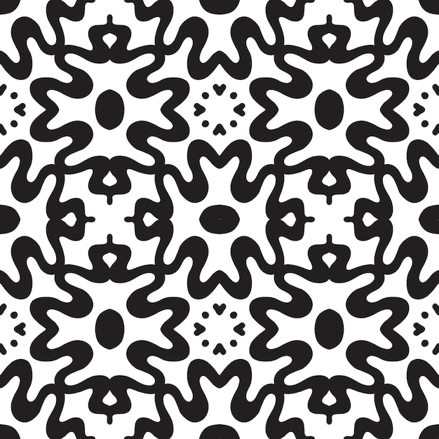 Abstract geometric symmetry modern fashion seamless pattern