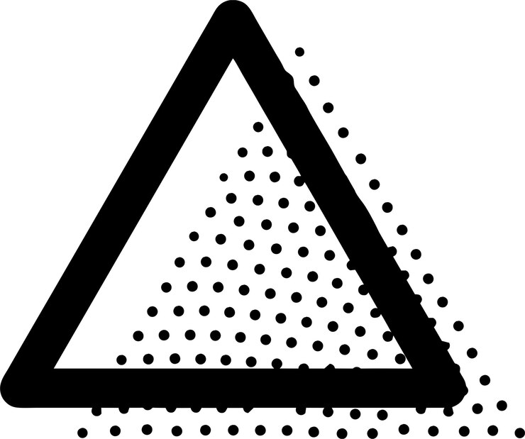 Vector abstract geometric triangle pattern