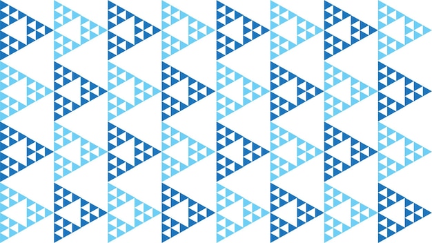 Triangolo geometrico astratto modello senza cuciture vettore illustrazione modello di progettazione sfondo azzurro colore tema