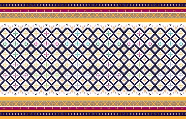 Abstract geometric and tribal patterns, Usage design local fabric patterns, geometric Vector.