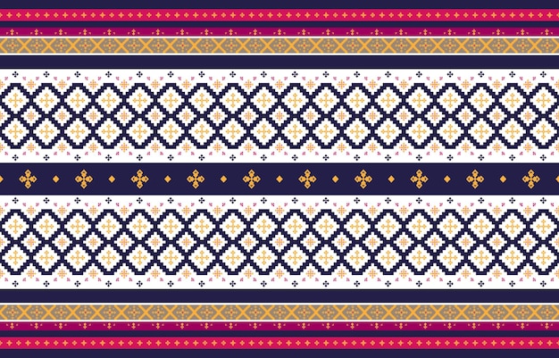 Abstract geometric and tribal patterns, Usage design local fabric patterns, geometric Vector.