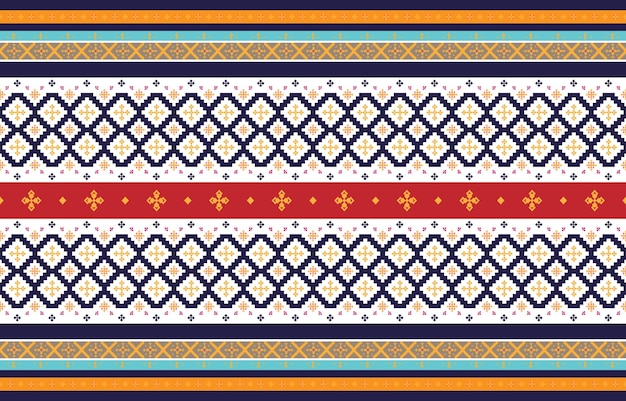 Abstract geometric and tribal patterns, Usage design local fabric patterns, geometric Vector.