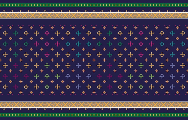 Abstract geometric and tribal patterns, Usage design local fabric patterns, geometric Vector.