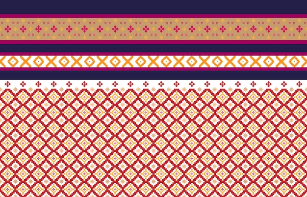 Abstract geometric and tribal patterns used in cloth or printing industry geometric vector