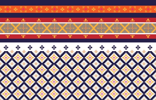 Abstract geometric and tribal patterns Used in cloth or printing industry geometric Vector