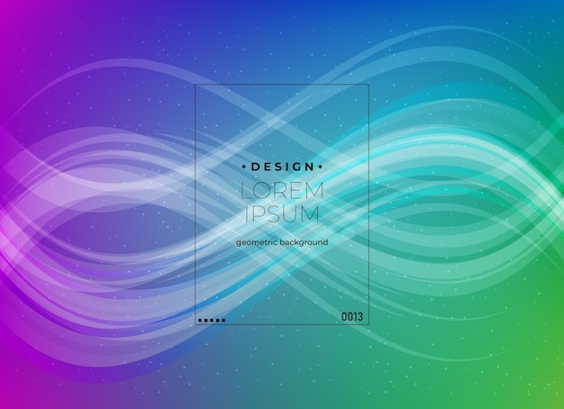 Abstract Geometric Wave Background
