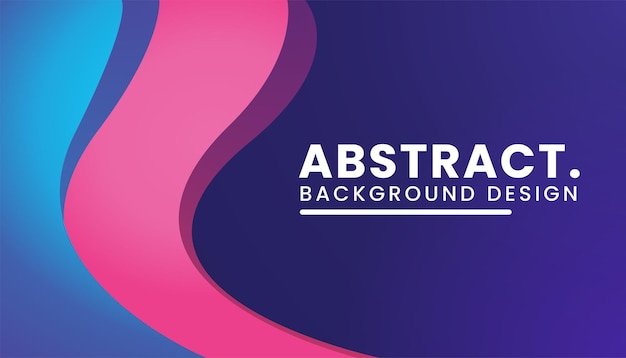 Abstract geometric wave design banner background