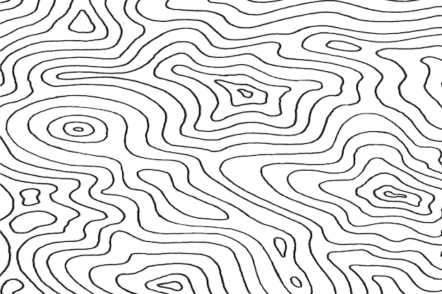 抽象的な幾何学的な波紋線の背景