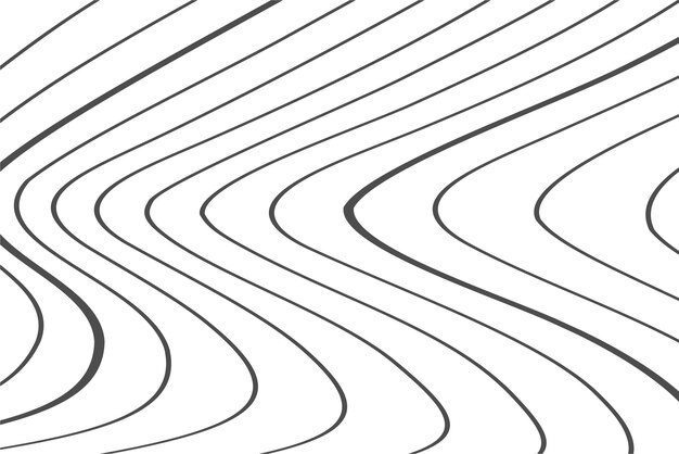 Vector abstract geometric wavy line background