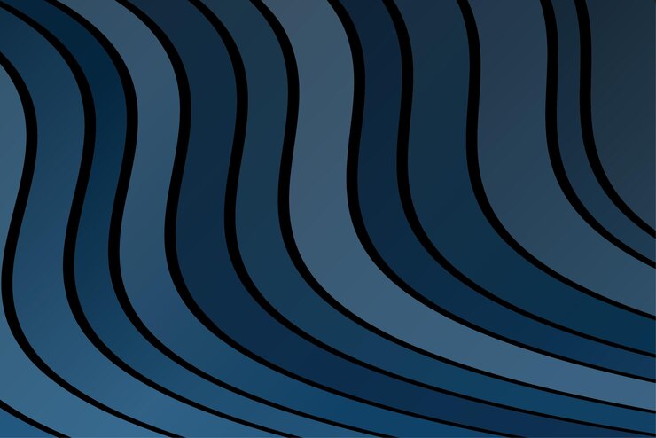 Vector abstract geometric wavy line background