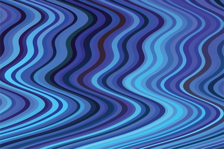Vector abstract geometric wavy line background
