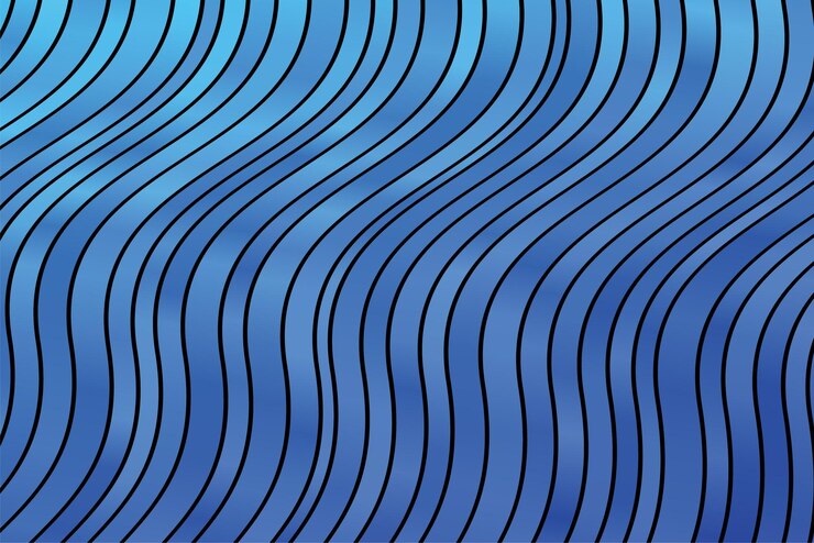 Vector abstract geometric wavy line background