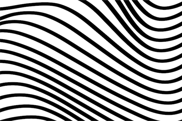 Abstract Geometric Wavy Line Background