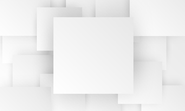 Abstract geometric white background vector