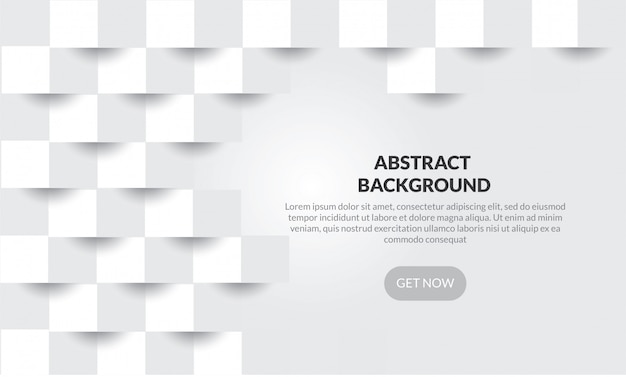 Vector abstract geometric white and gray color background,  .