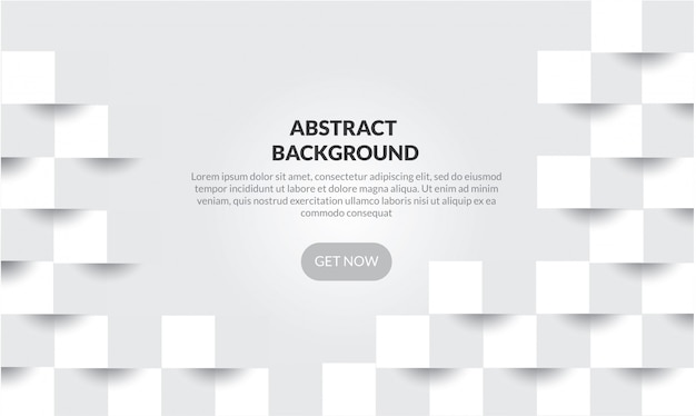 Vector abstract geometric white and gray color background,