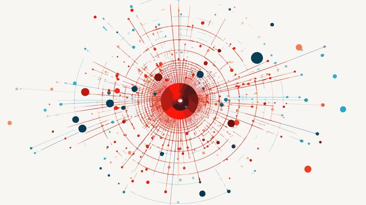 Vector abstract geometric wireframe geo targeting concept