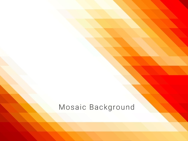 Abstract geometric yellow mosaic modern elegant background