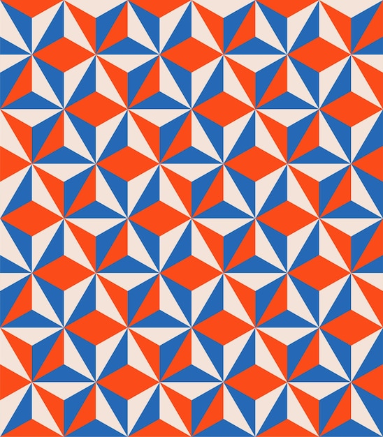 Abstract geometrisch naadloos patroon
