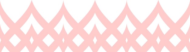 Abstract Geometrisch naadloos staafpatroon Ornament achtergrond met roze afwisselende strepen Curves