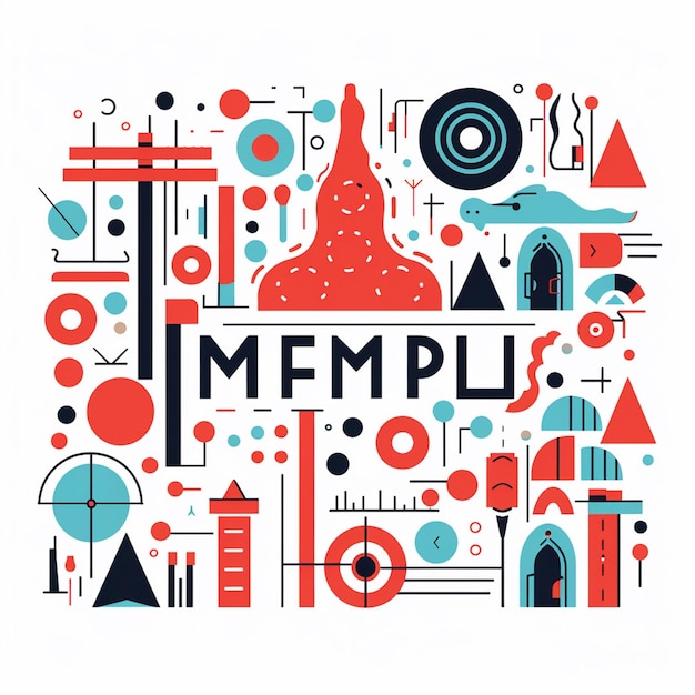 Abstract geometrisch ontwerp Memphis achtergrond vector illustratie grafische moderne vorm crea