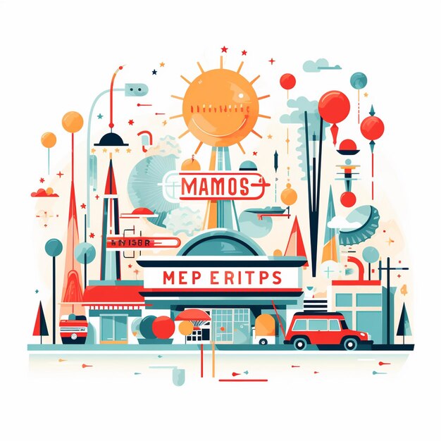 Abstract geometrisch ontwerp Memphis achtergrond vector illustratie grafische moderne vorm crea