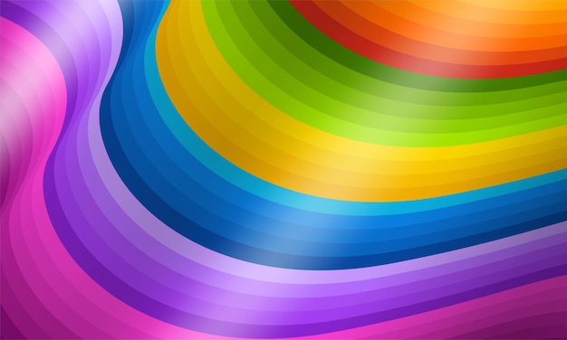 Abstract Geometrische achtergronden in volle kleur
