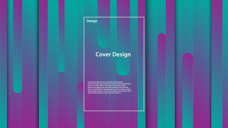 Vector abstract geometry lines purple and green background vector illustration eps 10