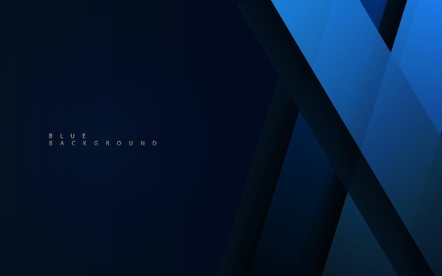 Abstract geomtric style deep blue background vector