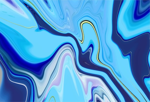 波状の効果を持つ抽象的な光沢のある液体の背景デザイン