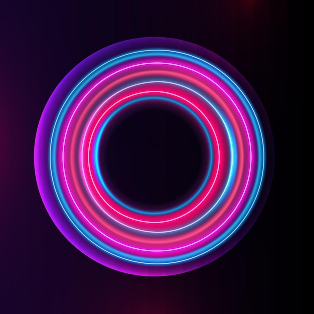 Vector abstract glowing background beautiful colorful light effect of neon glow lights and flash