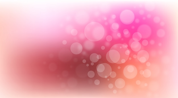 Abstract glowing bokeh light effect background