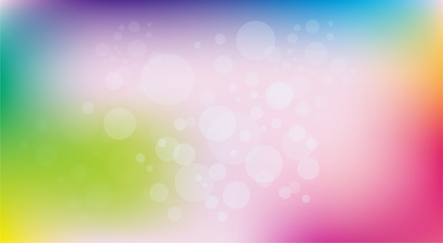 abstract glowing bokeh light effect Multi Color background