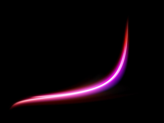 Vector abstract glowing light on black backgrounds