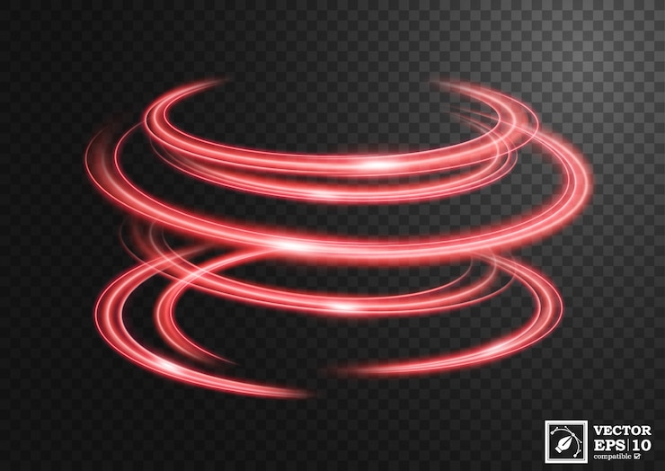 Vector abstract glowing lines background